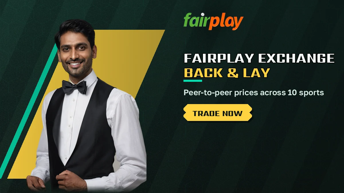 Cricket trader comparing back and lay columns on a phone at the FairPlay exchange desk
