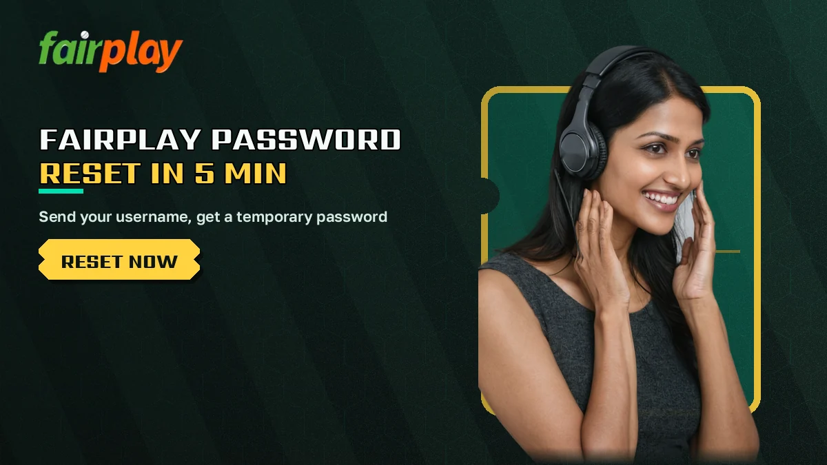 Player resetting a FairPlay password on a phone beside a lockout timer