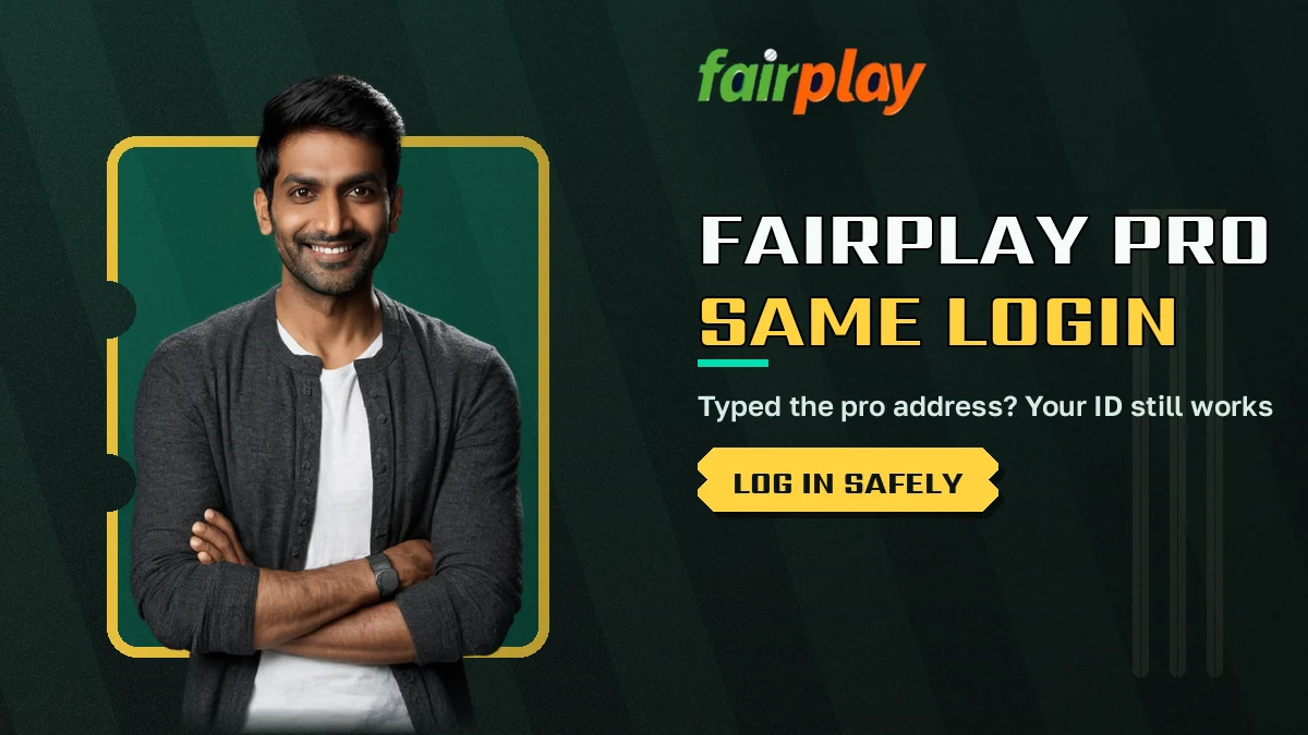 FairPlay Pro banner showing one login carried across two tested brand addresses