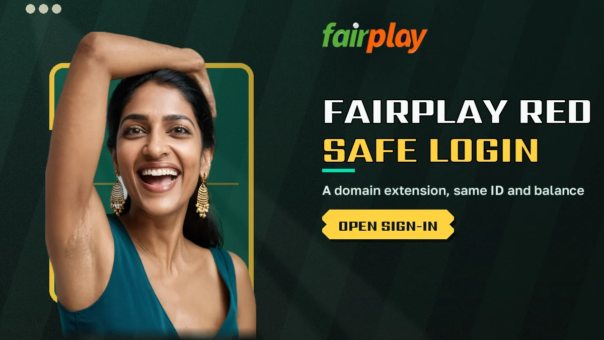 Player reading the fairplay.red address in a phone browser before typing a password